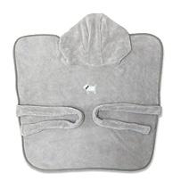 わんちゃんのバスローブ【Flex(フレックス)】クイックドライローブタオル　グレー