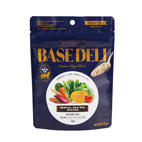 【ホワイトフォックス】手づくりごはんベース BASE DELI　70g