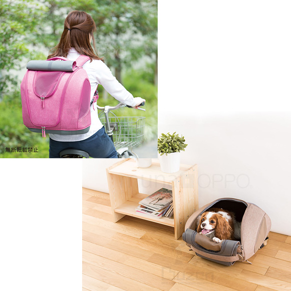 OPPO】ペットキャリア・ミュナ (Pet Carrier muna)ピンク｜WANKO