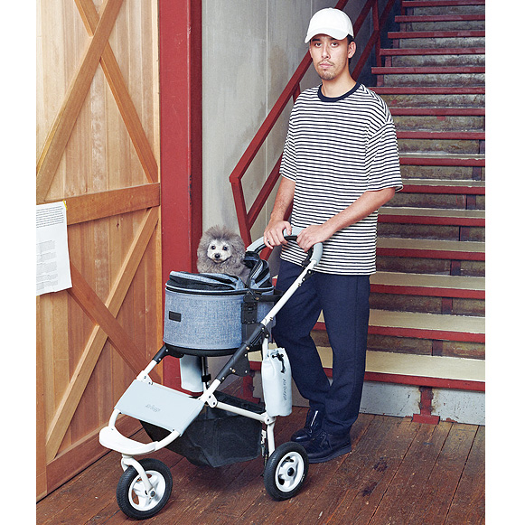 エアバギー DOME2(ブレーキモデル) メランジデニム Mサイズ｜WANKO