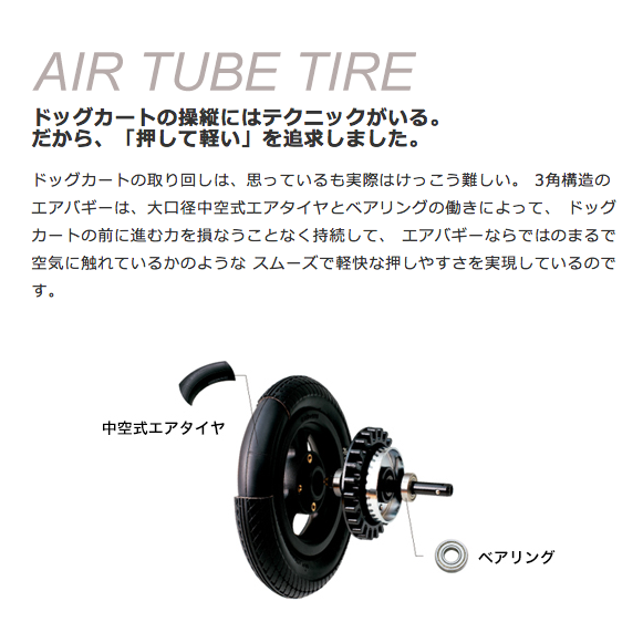 エアバギー DOME2(ブレーキモデル) メランジデニム Mサイズ｜WANKO