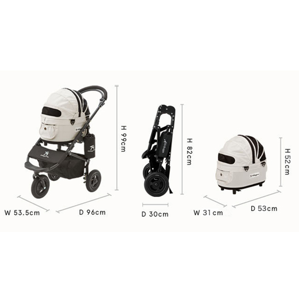 エアバギー DOME 2 Mサイズ ブレーキモデル メランジデニム エアバギー