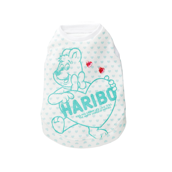 ゴルードベアハートTシャツ　ミント【ハリボーHARIBO】