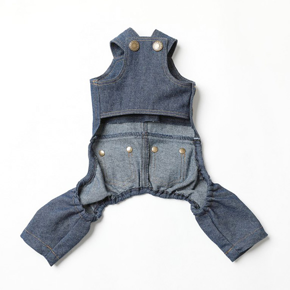 犬服 パンダ デニムサロペットワンピース 見本 CATEGORY ワンピース